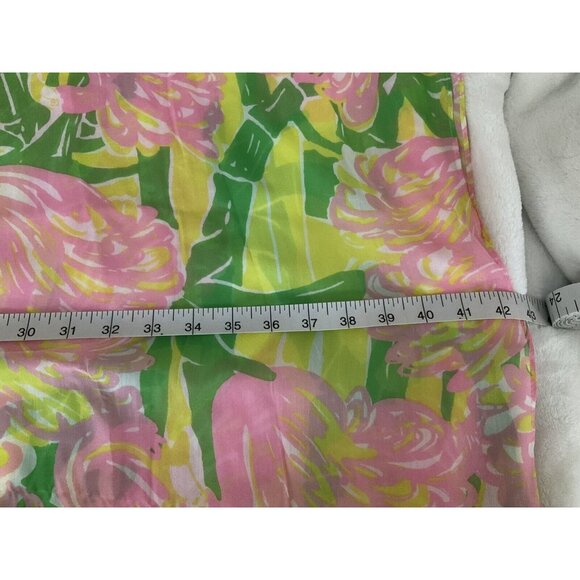 Lilly Pulitzer Scarf Target Fan Dance Wrap Shawl Resort Sequins Flamingo Pink OS - Picture 7 of 8